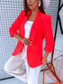 Neon orange, ONE SIZE jacket with gathered sleeves